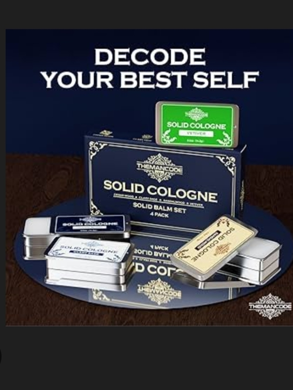 The Mancode Solid Cologne Balm Set